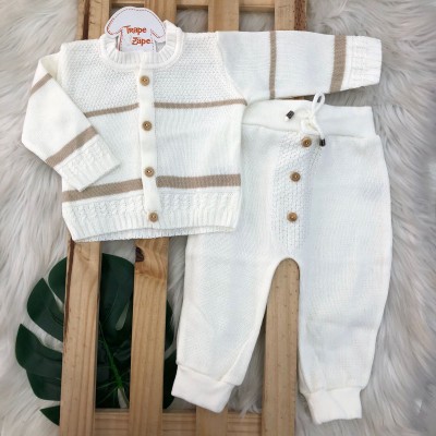 Conj de Linha Saruel Off com Bege Conj de Linha Saruel Off com Bege